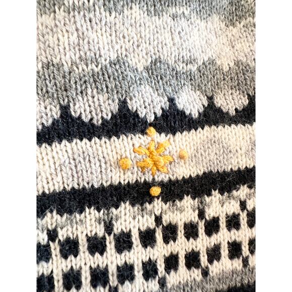 Hanna Andersson Fair Isle Sweater Christmas Holiday size 90 3T - Picture 7 of 7